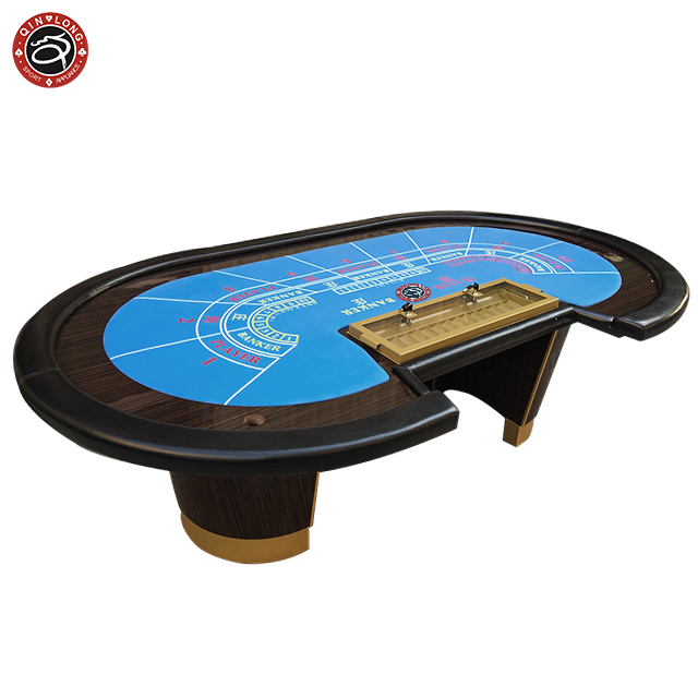 14 игроков Роскошные baccarat стол казино Высокое качество Делюкс профессиональная рулетка колеса электронный светодиодный покер Настроить