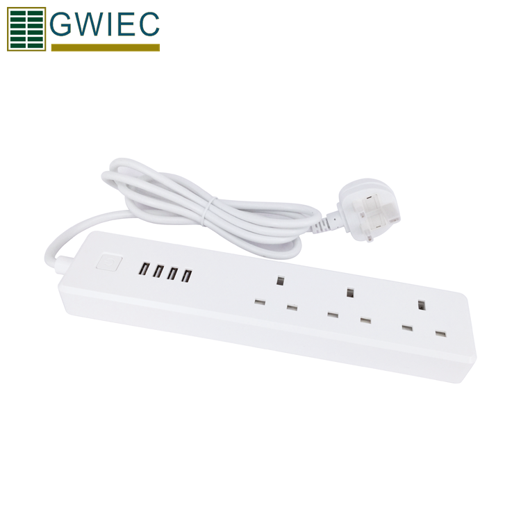 GWIEC оптовая продажа европейского стандарта App Remote Control Wifi Smart Usb сетевой фильтр