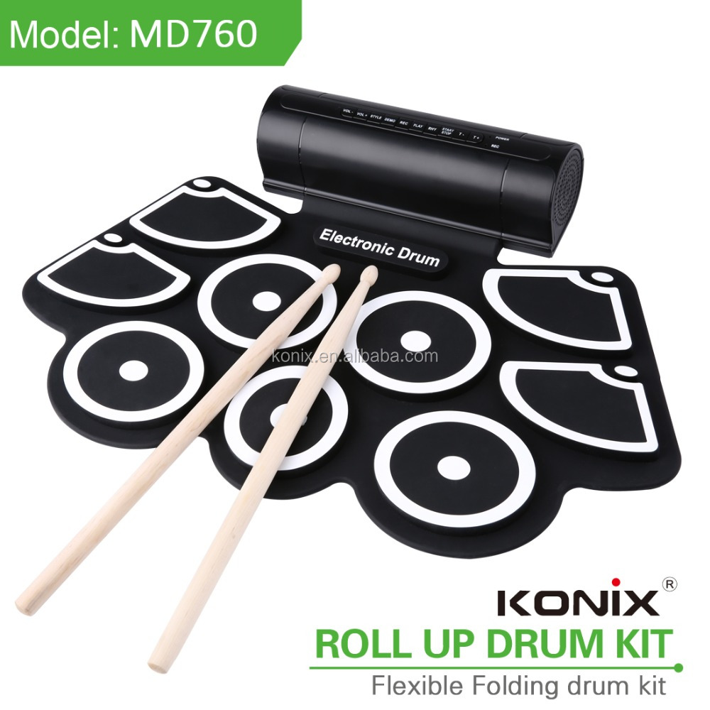 Новый музыкальный инструмент usb Drum Kit Roll Up silcone MIDI Drum Kit образования комплект для детей