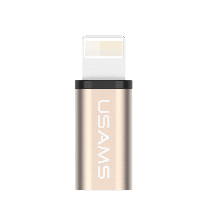 USAMS US-SJ049 Металл микро USB для iPhone адаптер