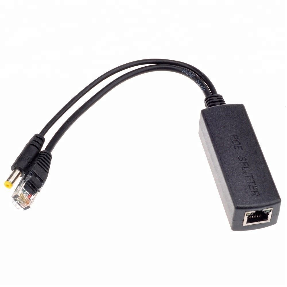 Стандартный Network Power Over Ethernet вход и выход разветвитель адаптер позволяет разделитель POE кабель адаптер IEEE802.3af 12VDC 1A