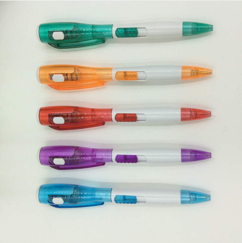 High quality LED ball pen multifunction plastic pen for promotion gift