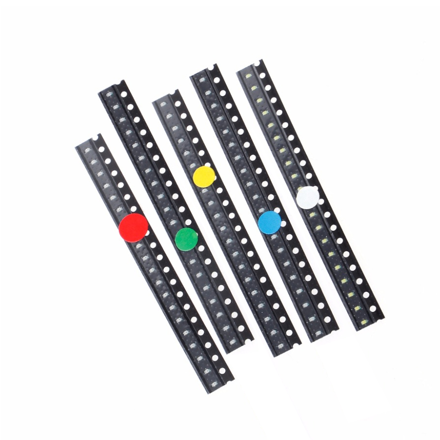 SMD 1206 led свет пакет электроники путем самостоятельного выбора между комплект красного, зеленого и синего цвета белого и желтого цвета диод СИД комплект 5 видов цветов x20pcs = 100 шт.
