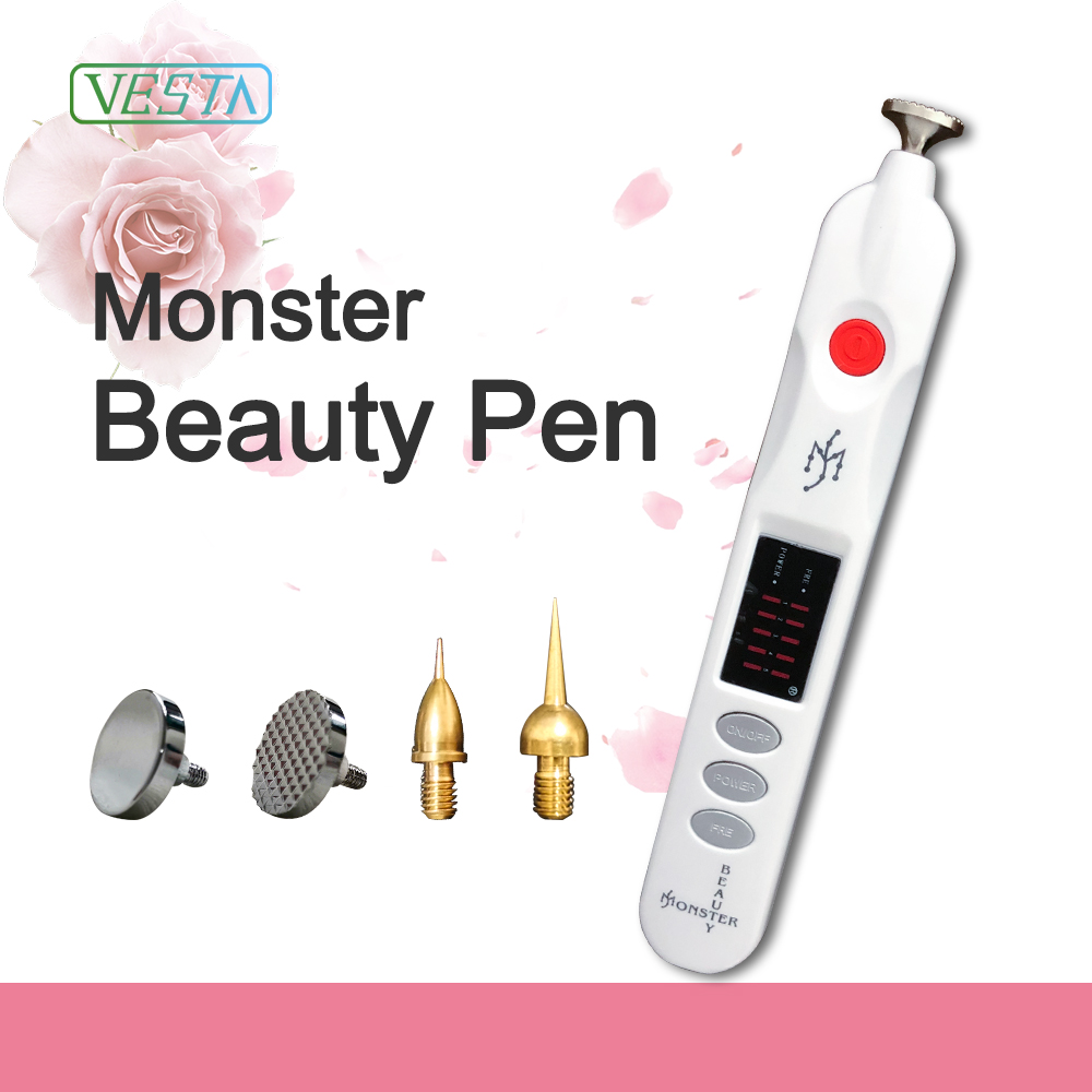 2019 Vesta подтяжка век Монстр плазменная Ручка иглы для Кротов, тату, этикетка для кожи ручка для удаления