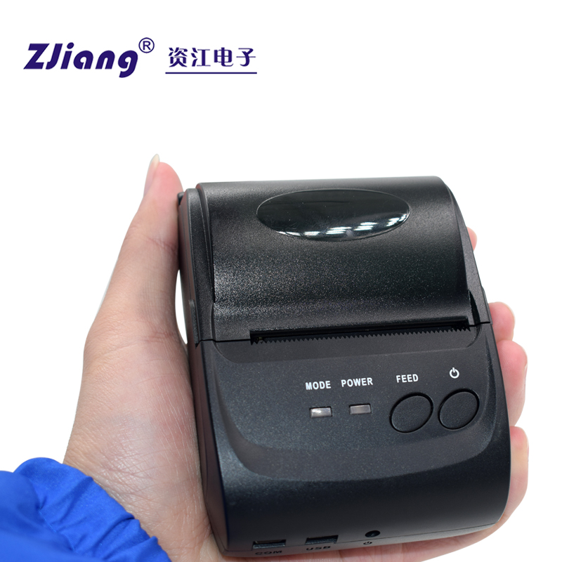 Принтер с голубыми зубьями для мобильных телефонов на базе Android ZJiang, лидер продаж, модель POS-5802DD
