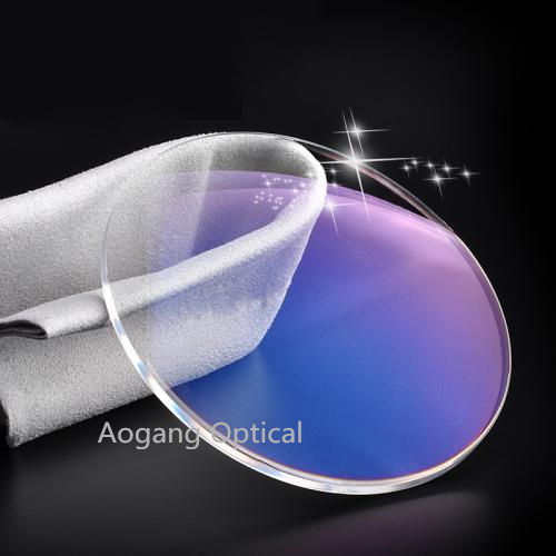 Anti Reflection 1.56 Hard Coated HMC AR Blue Coating Eyeglasses Lens Manufacturer