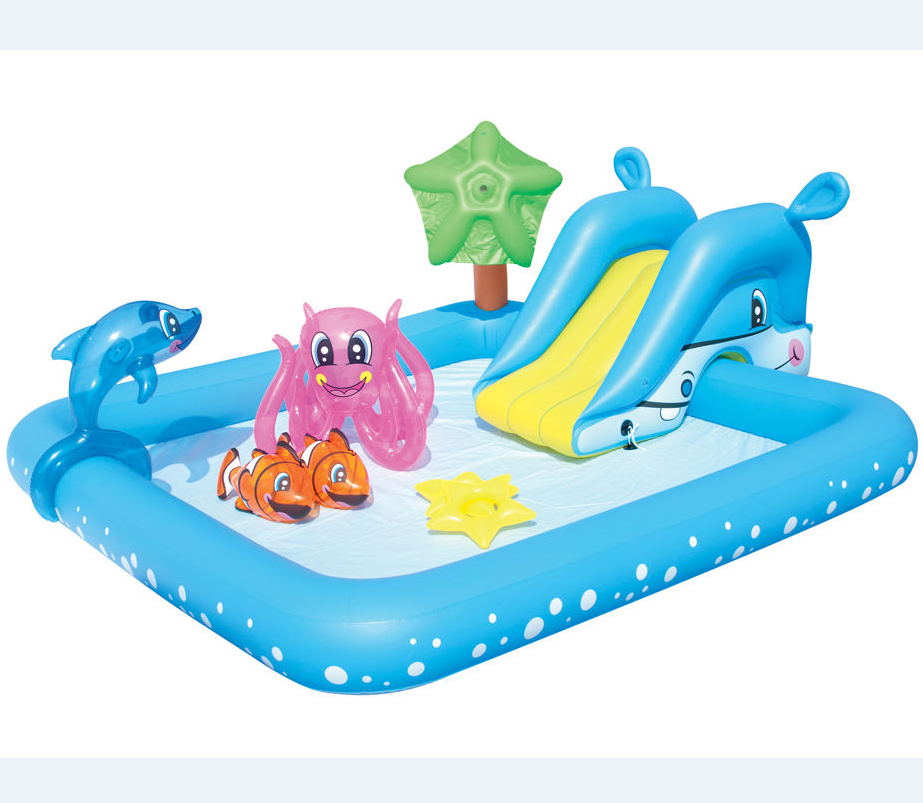 Bestway 53052 94 "x 81" x 34 "надувной детский плавательный бассейн