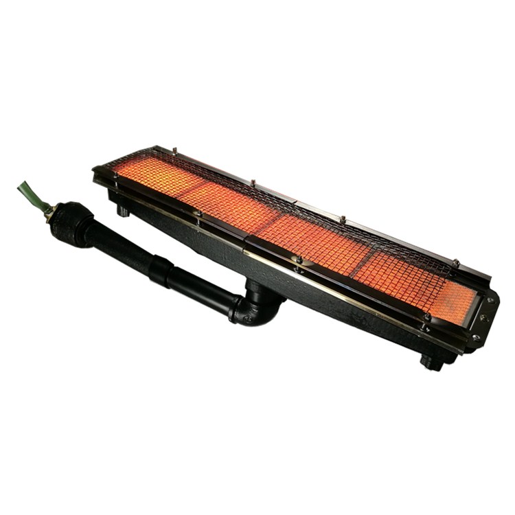 Infrared catalytic gas burner for industrial aluminium powder coating HD162