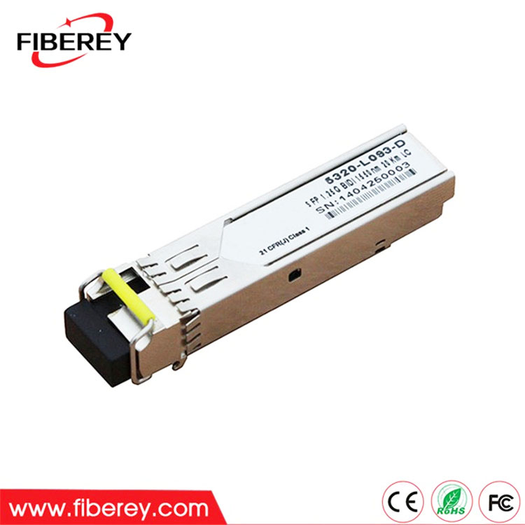 Высокое качество Двунаправленный SFP Модуль 1.25 г 1550nm 20 км одномодовый волоконно-оптический трансивер
