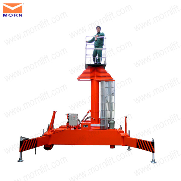 30m mobile telescopic single mast aerial work platform