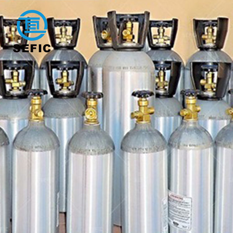 2.5 фунтов/5 фунтов/10 фунтов/20 фунтов напитков питьевой co2 Алюминиевый Газовый баллон/резервуар/бутылка