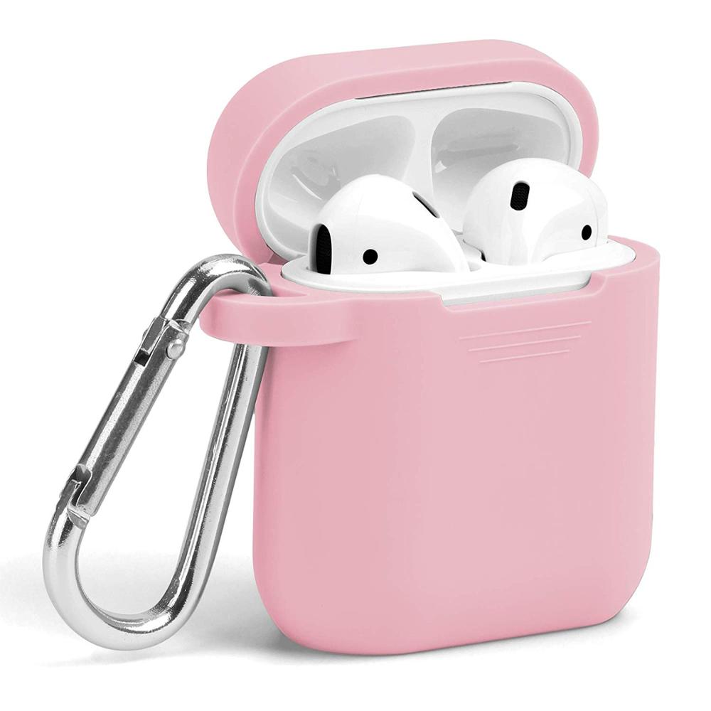 3 топа, новейший чехол для AirPod, чехол с набором брелоков, совместимый с AirPods 2 и 1 Baby, розовый цвет