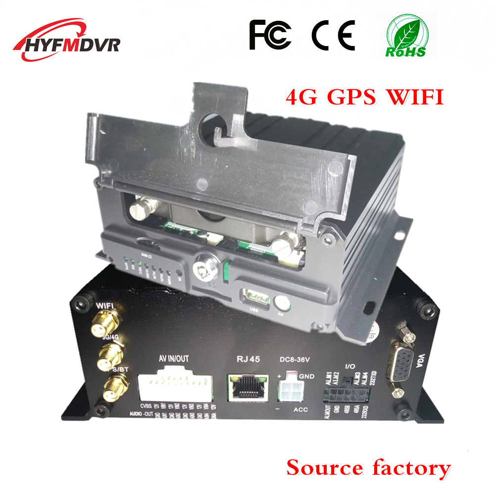 4 г GPS Wi Fi 1080P MDVR HD Жесткий диск автомобиля видео регистраторы 2 миллиона пикселей HD вождения Запись мониторинга оборудования Мобильный dvr