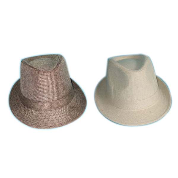 New Style Cheap Black With Red Band Fedora Hat