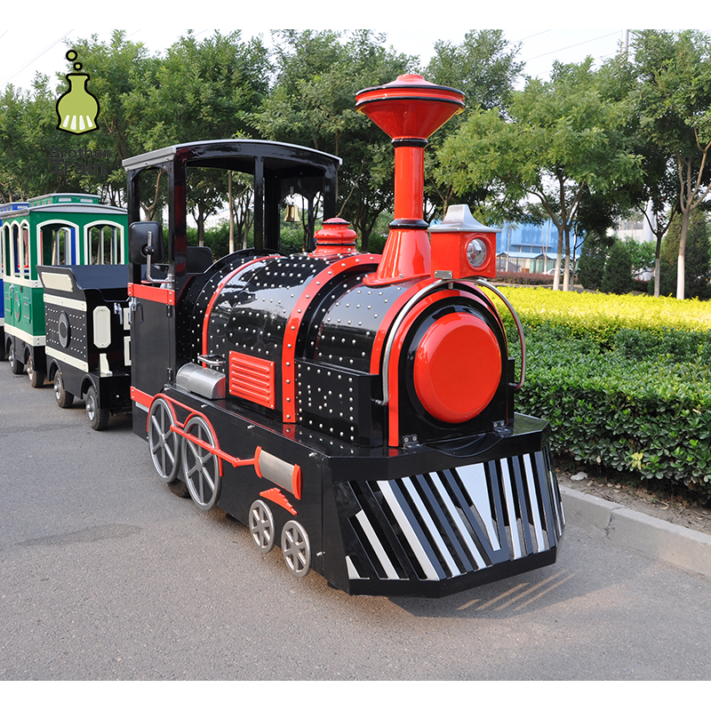 Dual Hydraulic System santa children's diesel park small locomotive train