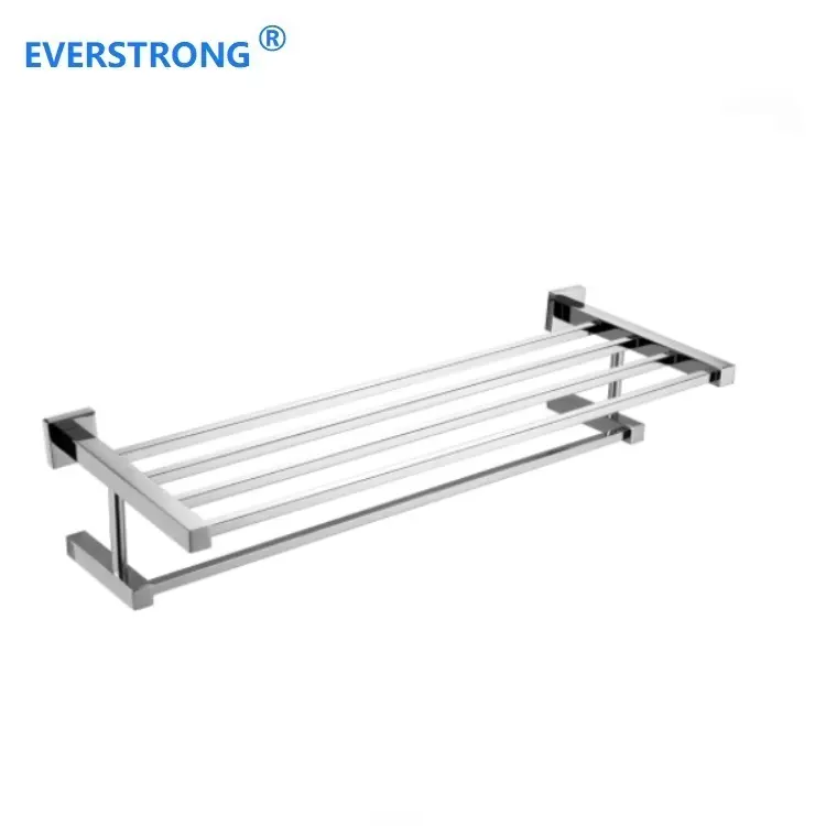 Everstrong square towel rack ST-V0804 in stock towel shelf made in foshan