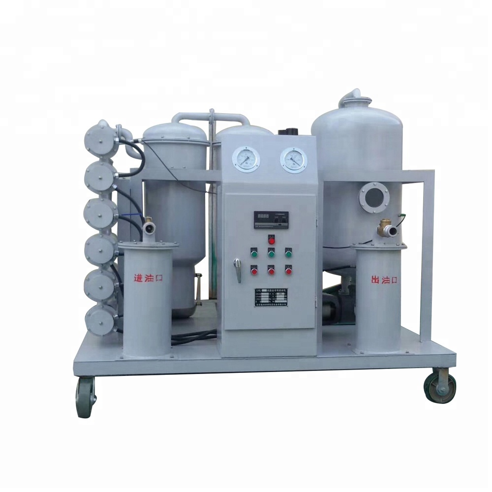 High efficiency multifunction 100L per Min flow Vacuum transformer hydraulic oil filter Purifier Machine
