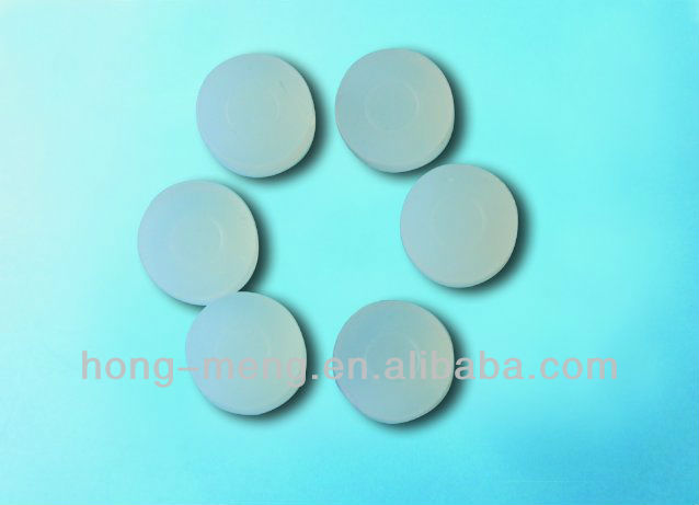 transparent silicone rubber caps/pads for medical instruments