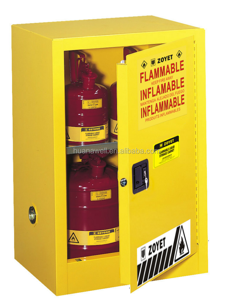 4 GALLON Industrial Explosion Proof Cabinets  Flammable Chemical Safety Cabinet for storage