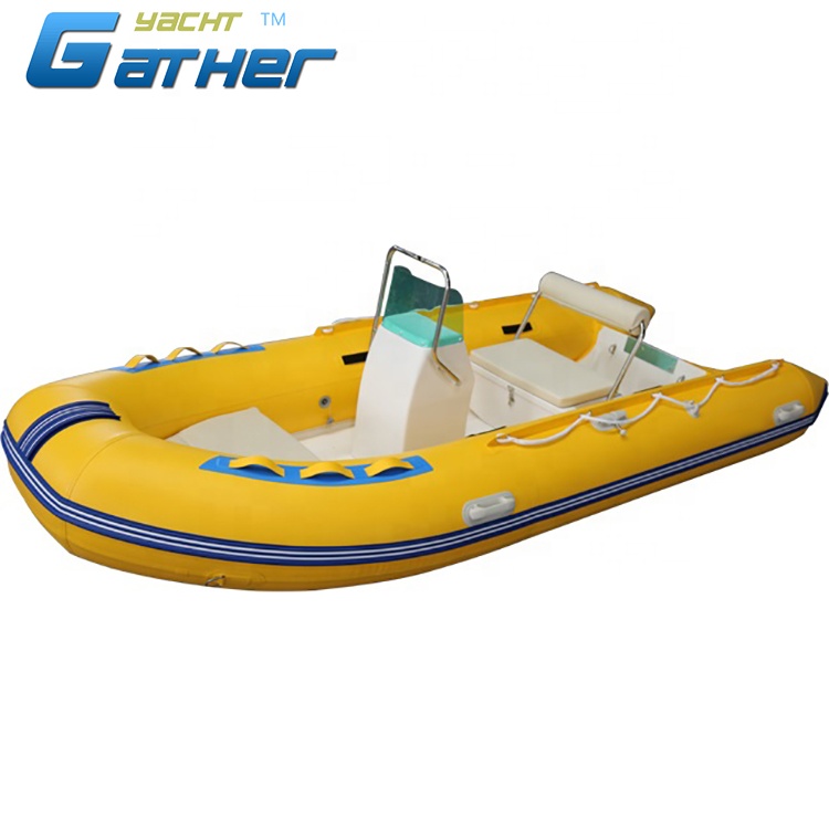 Сборный сертификат CE, Китай, 13 футов, надувные Роскошные ребристые лодки rib390B