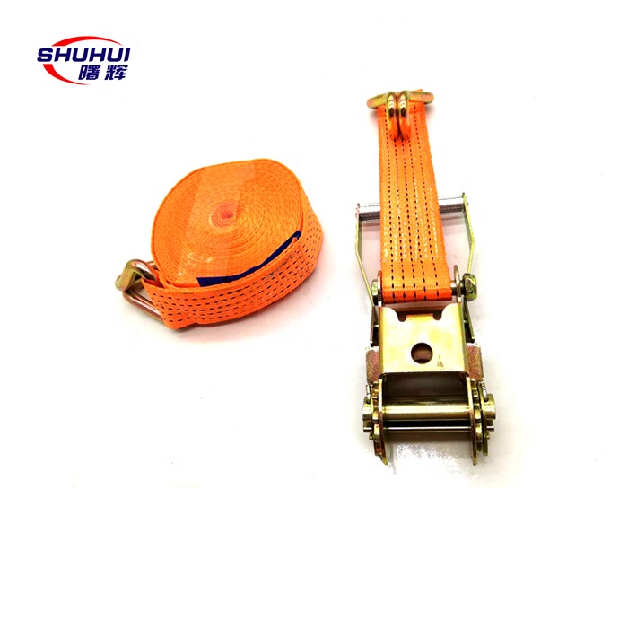 All Type Polyester Webbing Ratchet Tie Down Lashing Strap