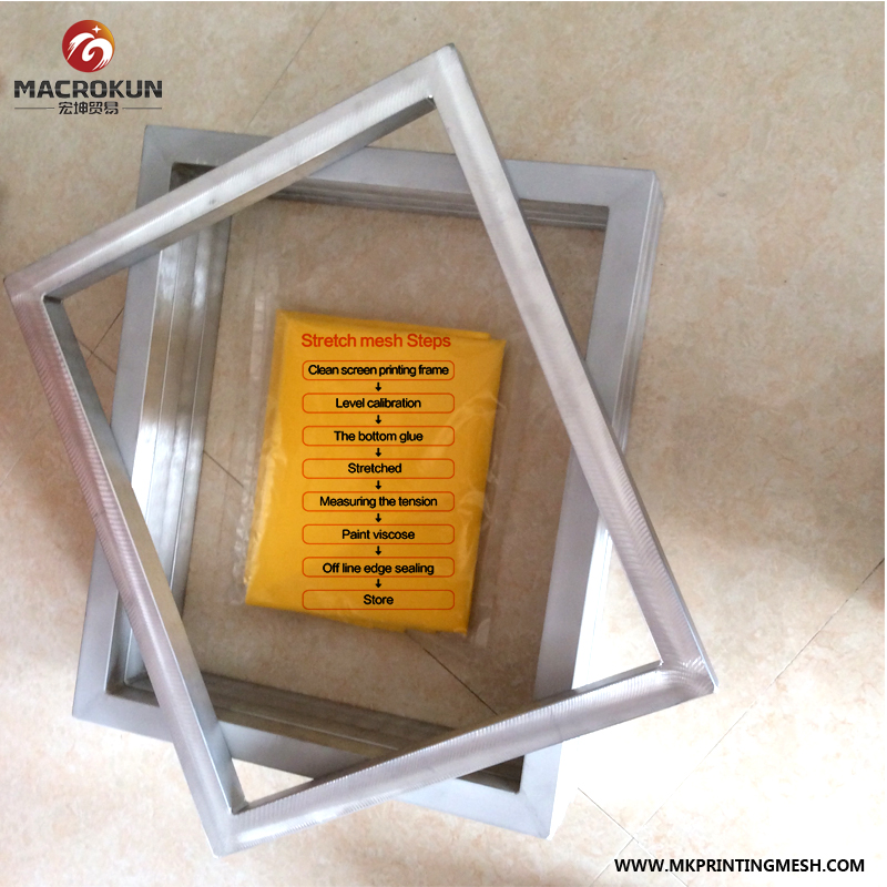 hot sale aluminum silk screen printing mesh frame with competitive price