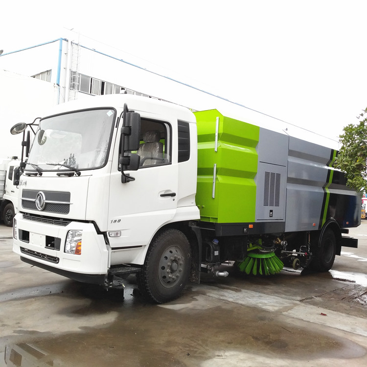 Уборочная машина Dongfeng Tianjin 4*2 для дороги по цене, уборочная машина с задней и фронтальной промывкой для аэропорта, подиумная уборочная машина