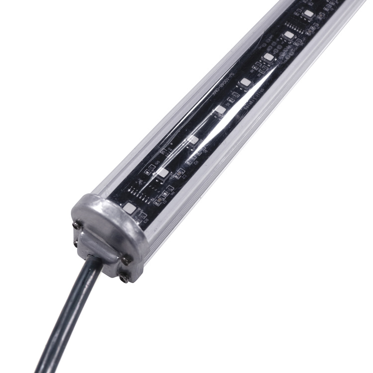 48 светодиодов smd5050 алюминиевый корпус ip65 rgb led dmx tube свет
