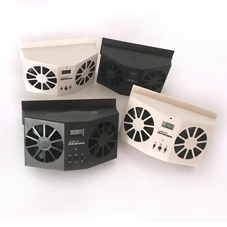 High quality solar powered fan for car interior cooling ventilation
