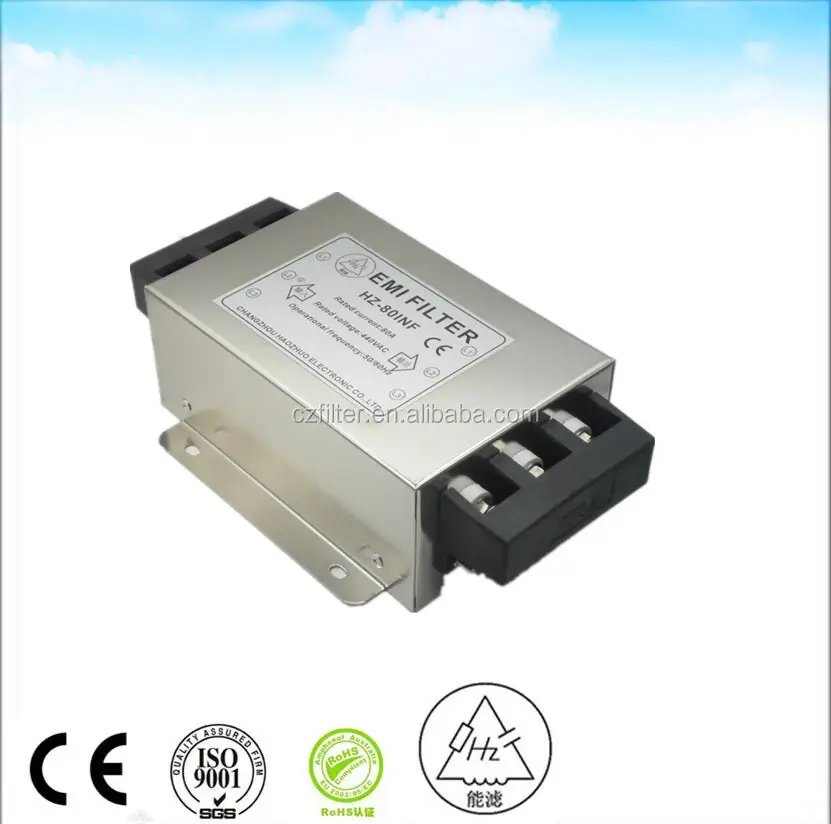 380VAC 80A входной фильтр emi для преобразователя частоты 37KW