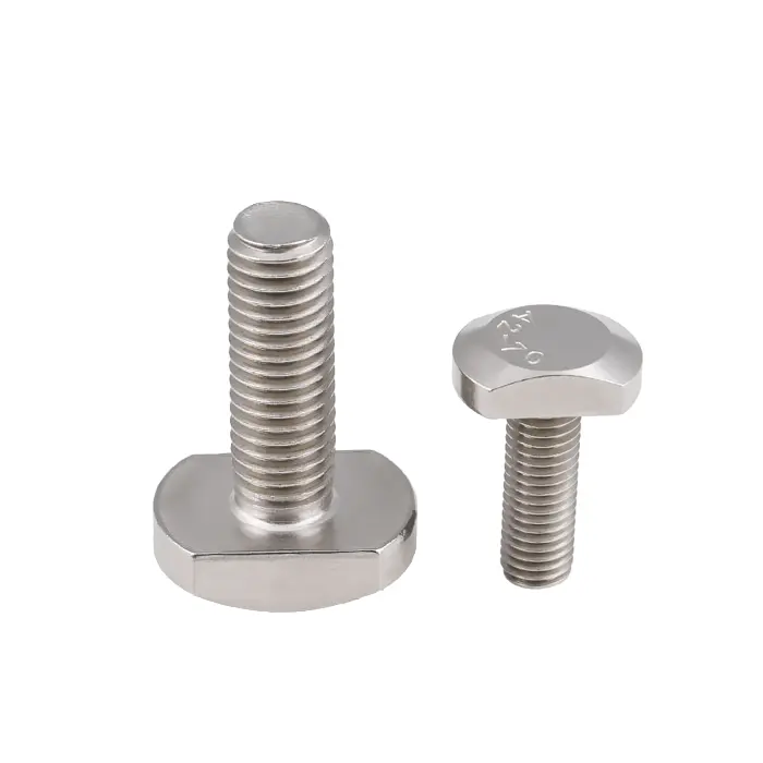 Fasteners supplier T bolt Metric mm size as DIN ISO GB JIS standard Coarse Fine thread pitch