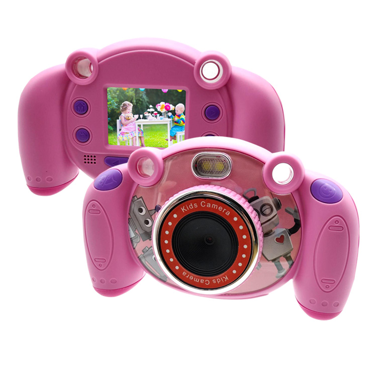 Цифровая камера для детей, ЖК-дисплей 2,0 дюйма, Детская камера real HD 720P @ 30fps, Детская видеокамера с игрой