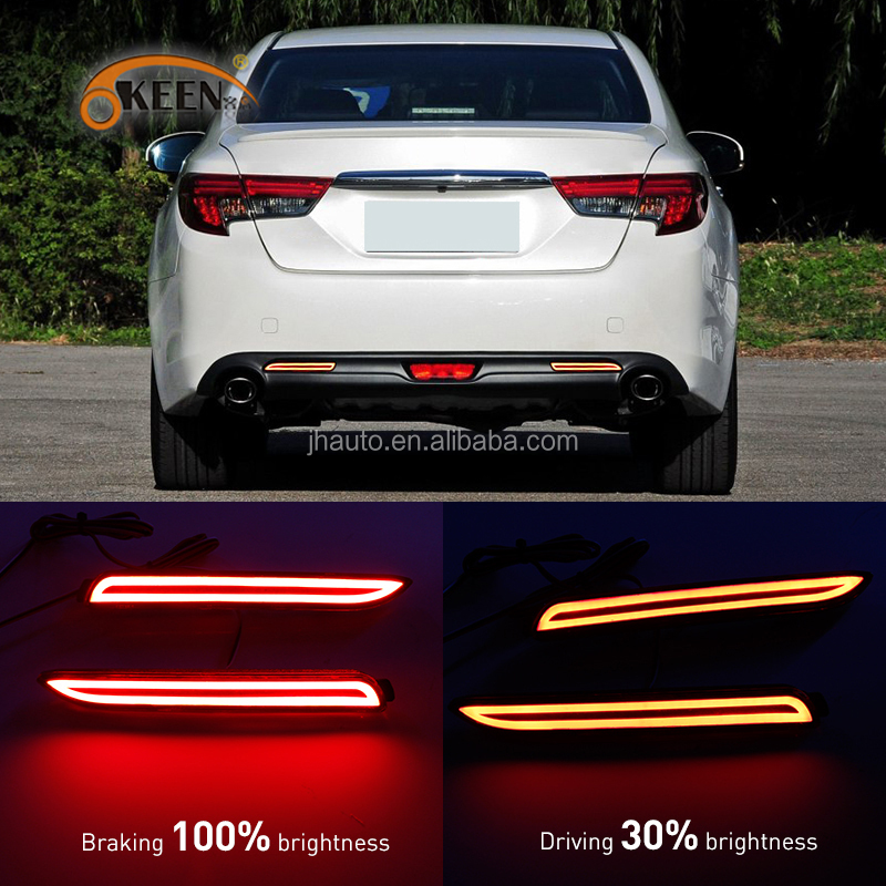KEEN Led для Mark X Camry RAV4 Fortuner Wish Harrier Innova, светодиодный фонарь заднего бампера с фонариком тормоза, поворота