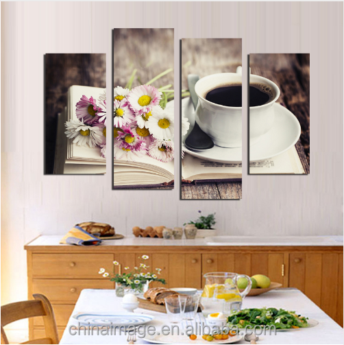 4 шт. Холст Картина Wall Art принты животных Печать холст Картина Home Decor wall art Для Кофейня