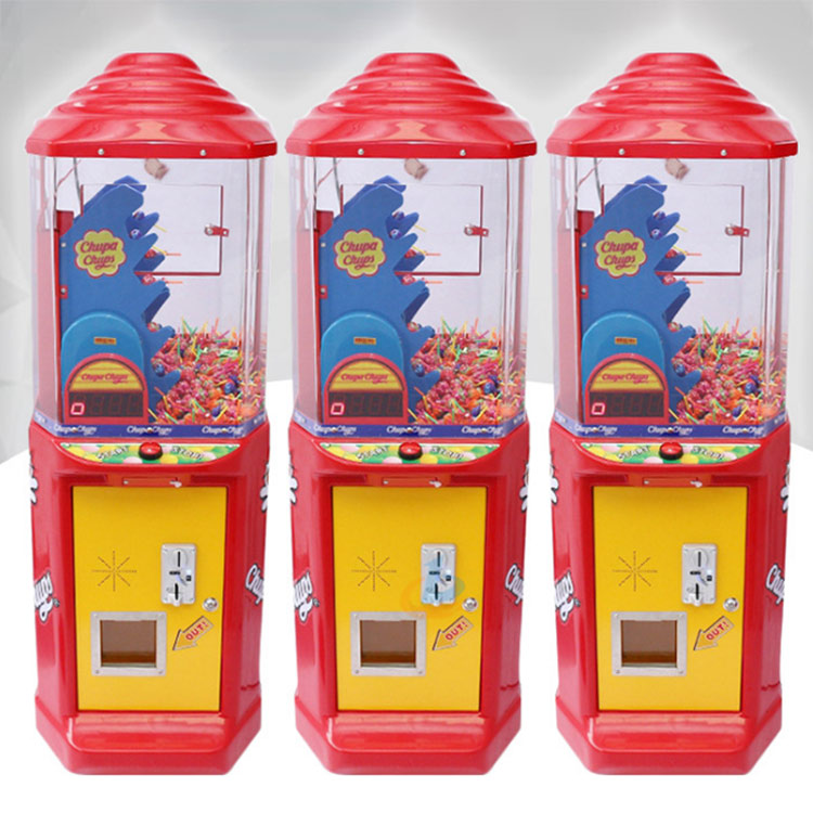 Amusement Kid's Park Coin Operated Chupachups Claw Crane Vending Magic Lollipop Game Machines for Sale
