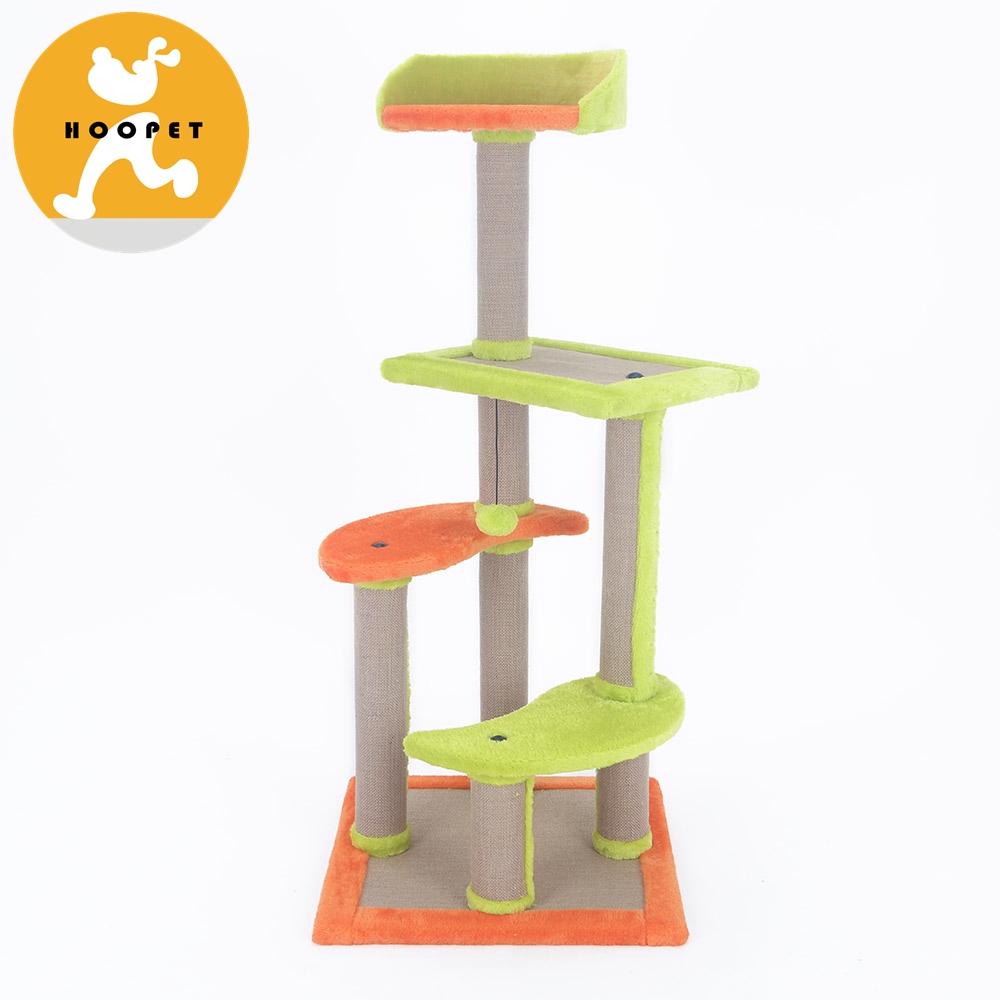 Cat Tree Kitten Activity Tower Кондо с Делюкс когтеточками и веревкой