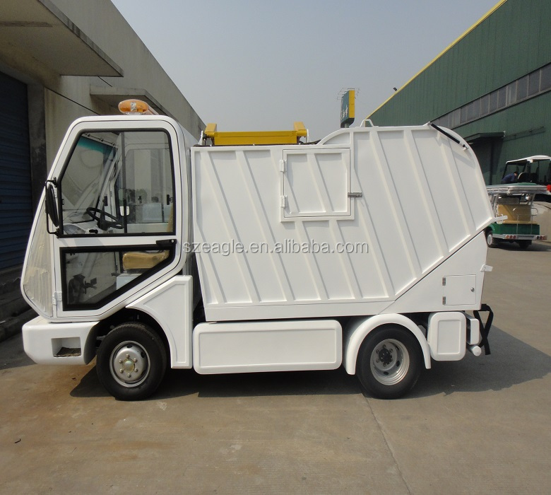 Мусоровоз, чистый электрический, боковая загрузка, EG6042X,72 В/6,3 кВт, грузоподъемность 1500 кг, CE