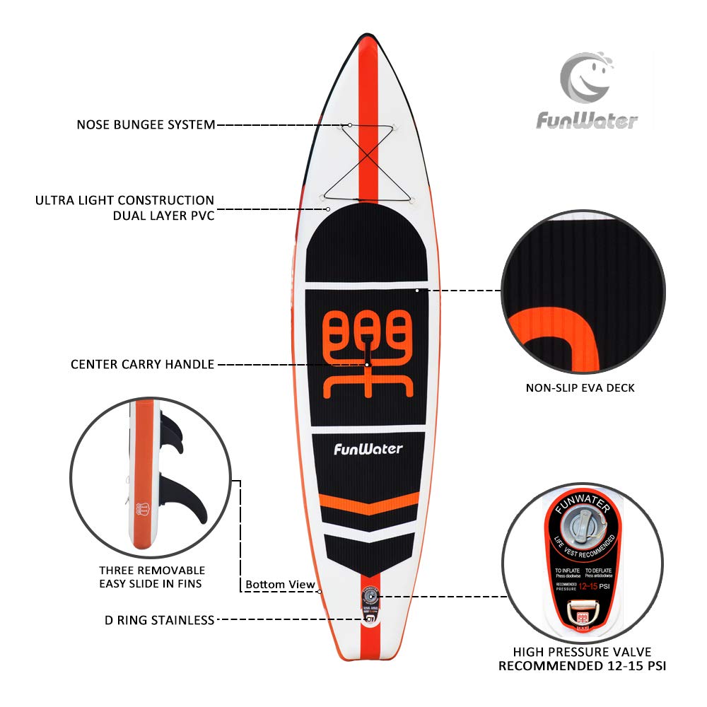 FunWater открытый оптовая продажа Надувные SUP встать весло доска sup гонки доски
