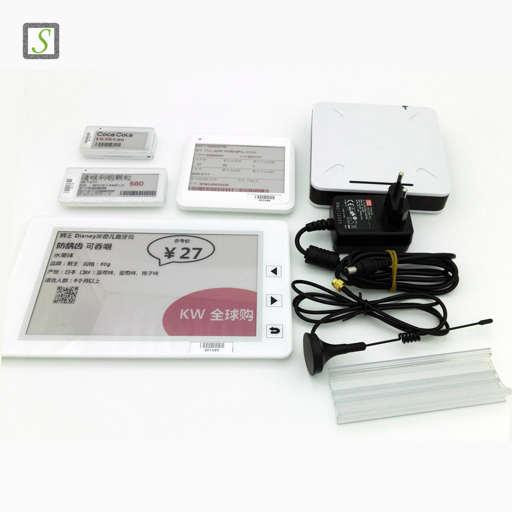 Супермаркет цифровой дисплей айнк RFID тег, Wi-Fi, электронная полка эикеточная системы таможенной очистки комплект