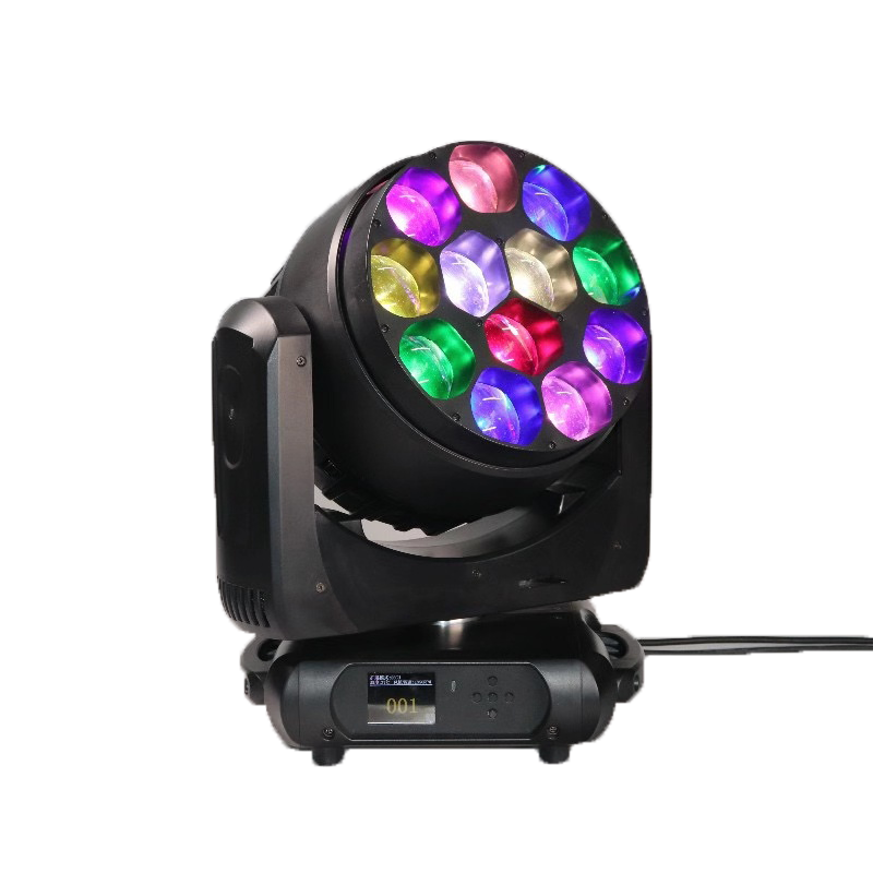 factory price led disco lights 12x40w 4in1 moving head zoom light for stage