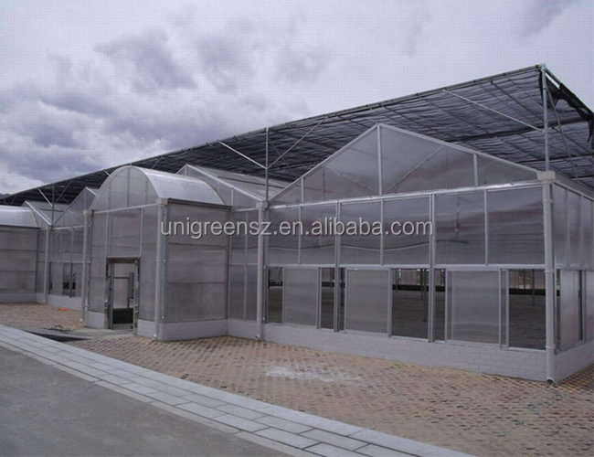 Коммерческая Многополосная парниковых газов поликарбонатное покрытие