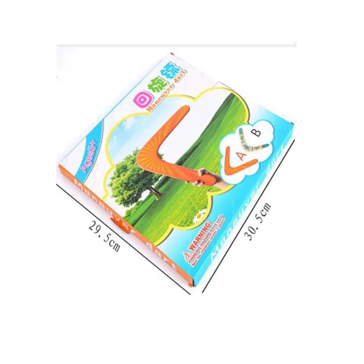 Factory wholesale Hand-eyes coordination Eco-friendly material Wooden Boomerang