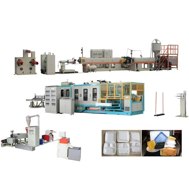 High speed full automatic thermoforming machine for PS foam container tray and lunch box