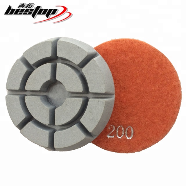 4" Resin Bond Wet Polishing Floor Pads for Concrete