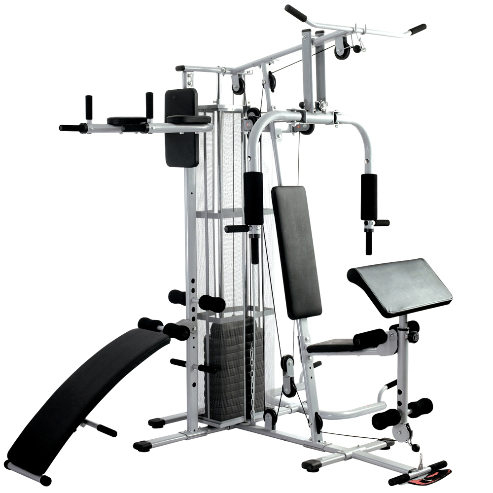 Deluxe Home Gym station with 45kg weight stacks