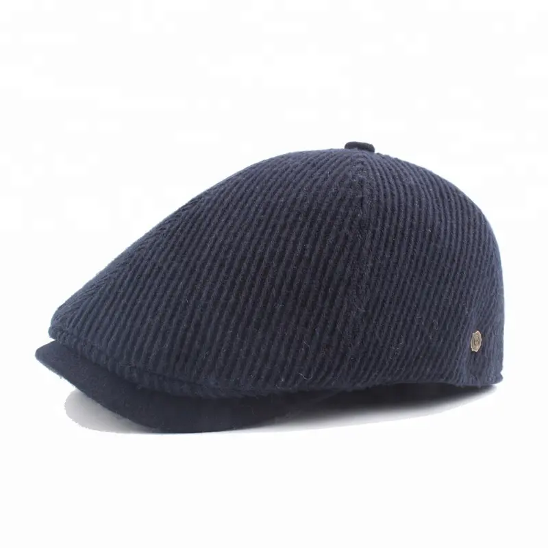 Wholesale Europe Style Cheap Custom Knitted Ivy Cap Beret Hat for Men