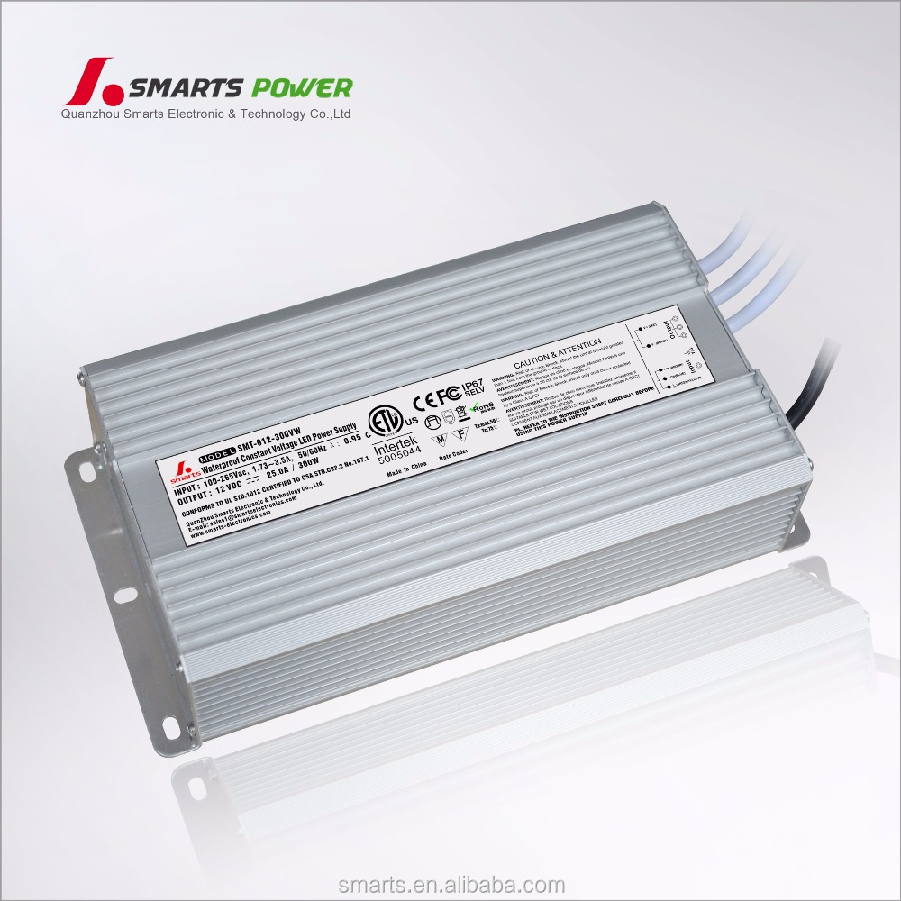 12/24vdc 100-265vac высокая эффективность 300w Светодиодный драйвер