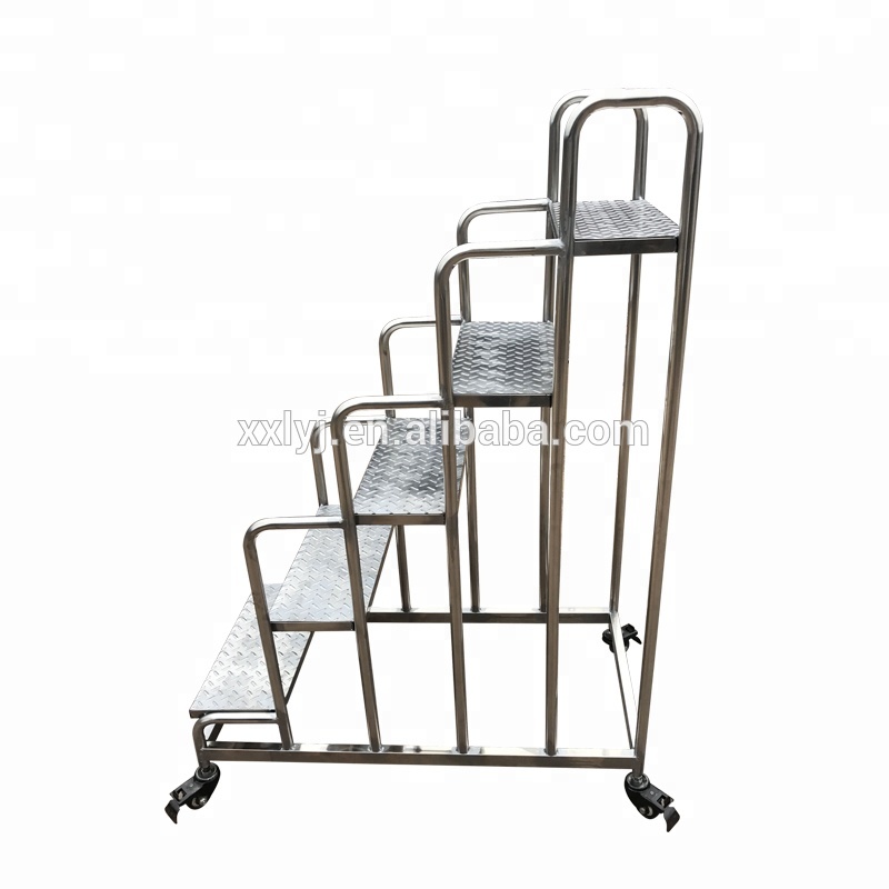 Non-slip стали прокатки платформа лестницы