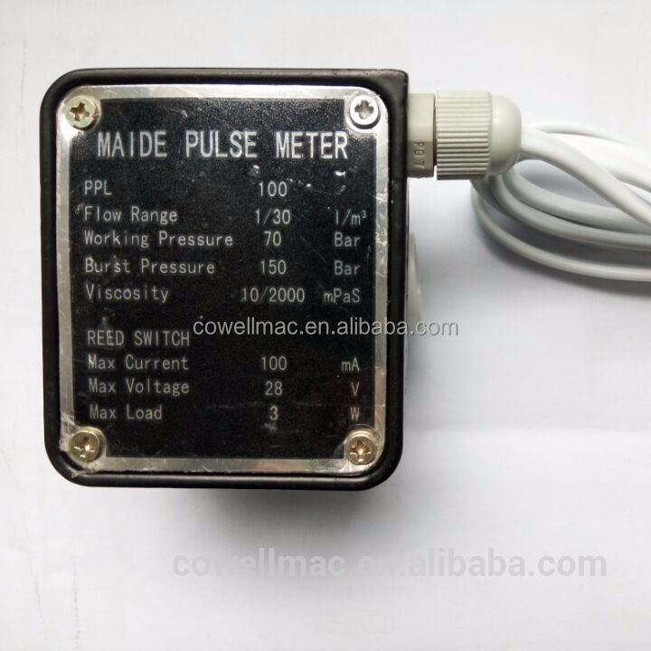 1/2 inch oval gear fuel flow meter with pulser