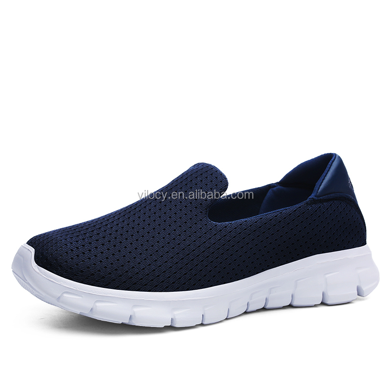 Large Size Women Breathable Mesh Uppers Sports Shoes Soft Casual Loafers